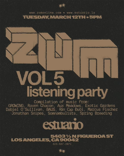 Listening Party in Los Angeles March 12th