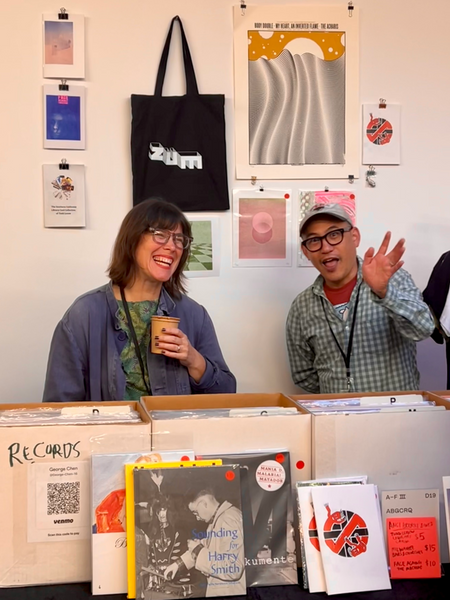 Angi and George at Acid Free, 2023. Photo by Emory Davis