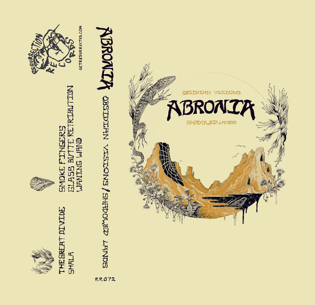 Abronia - Obsidian Visions/Shadow Lands cassette