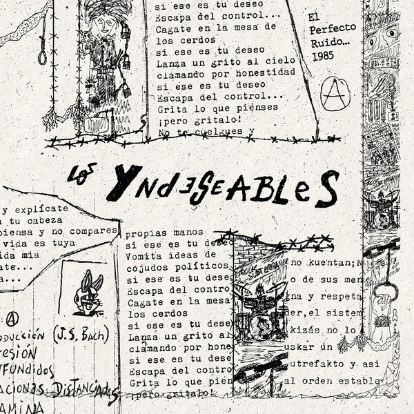 Los Yndeseables - El Perfecto Ruido LP+7