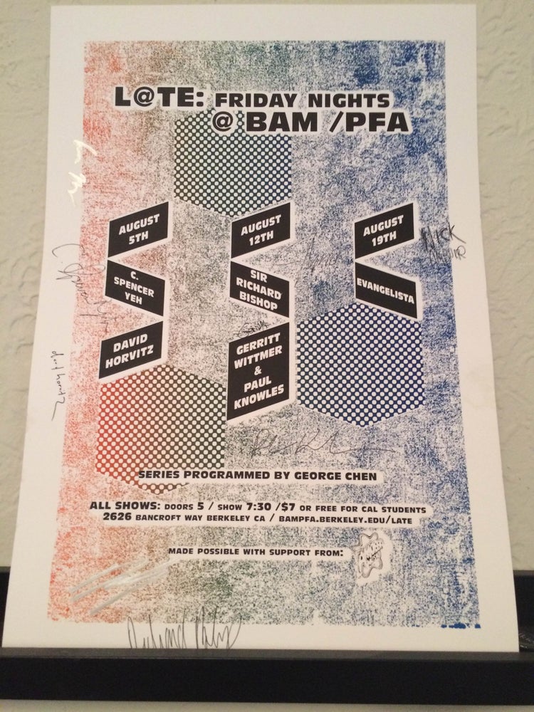BAM/PFA L@TE poster