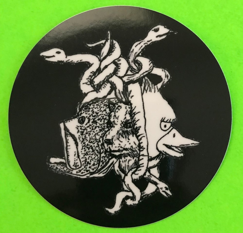 Snakeduck sticker