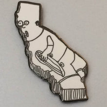 Load image into Gallery viewer, California Bart Enamel Pin
